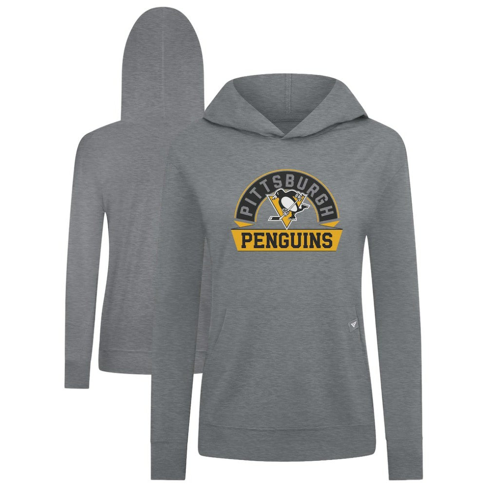 Pittsburgh Penguins Levelwear Women's Relay Banner Arch Pullover Hoodie Discount