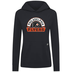 Philadelphia Flyers Levelwear Women's Relay Banner Arch Pullover Hoodie On Sale