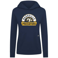 Nashville Predators Levelwear Women's Relay Banner Arch Pullover Hoodie Sale