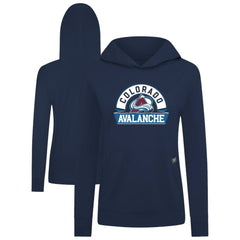 Colorado Avalanche Levelwear Women's Relay Banner Arch Pullover Hoodie For Sale