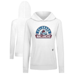 Colorado Avalanche Levelwear Women's Relay Banner Arch Pullover Hoodie On Sale