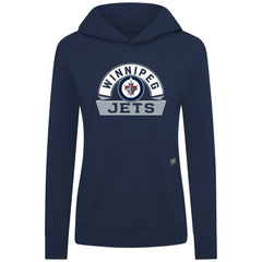 Winnipeg Jets Levelwear Women's Relay Banner Arch Pullover Hoodie Outlet