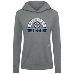 Winnipeg Jets Levelwear Women's Relay Banner Arch Pullover Hoodie Outlet