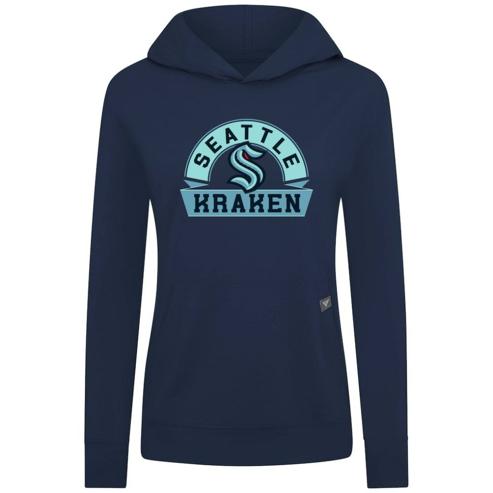 Seattle Kraken Levelwear Women's Relay Banner Arch Pullover Hoodie Outlet