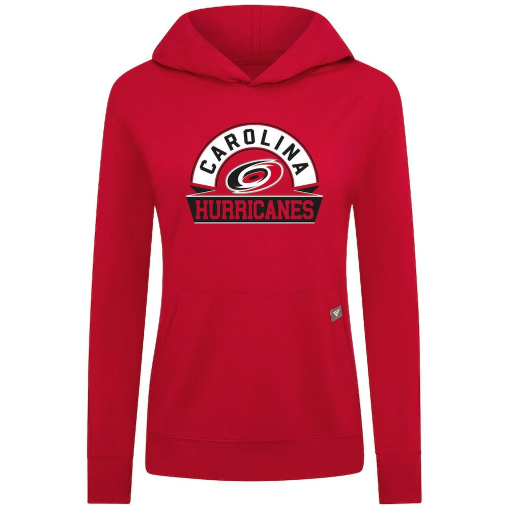 Carolina Hurricanes Levelwear Women's Relay Banner Arch Pullover Hoodie Online