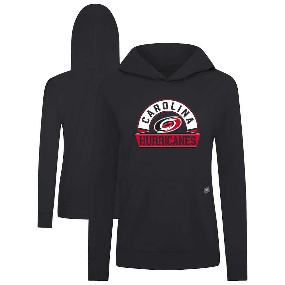 Carolina Hurricanes Levelwear Women's Relay Banner Arch Pullover Hoodie For Sale