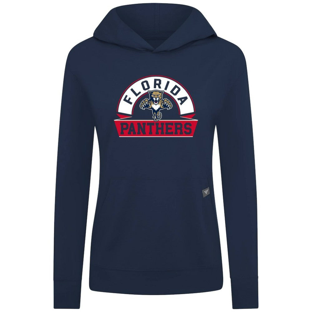 Florida Panthers Levelwear Women's Relay Banner Arch Pullover Hoodie For Sale