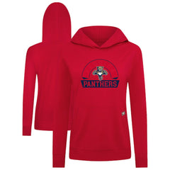 Florida Panthers Levelwear Women's Relay Banner Arch Pullover Hoodie Outlet