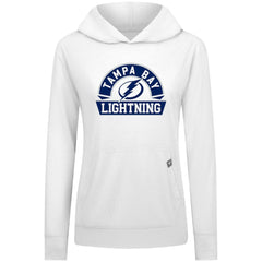 Tampa Bay Lightning Levelwear Women's Relay Banner Arch Pullover Hoodie For Sale