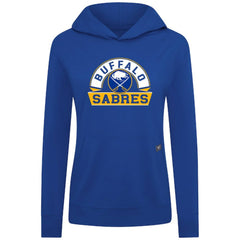 Buffalo Sabres Levelwear Women's Relay Banner Arch Pullover Hoodie For Sale