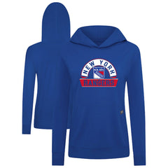 New York Rangers Levelwear Women's Relay Banner Arch Pullover Hoodie Sale