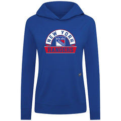 New York Rangers Levelwear Women's Relay Banner Arch Pullover Hoodie Sale