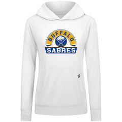 Buffalo Sabres Levelwear Women's Relay Banner Arch Pullover Hoodie On Sale