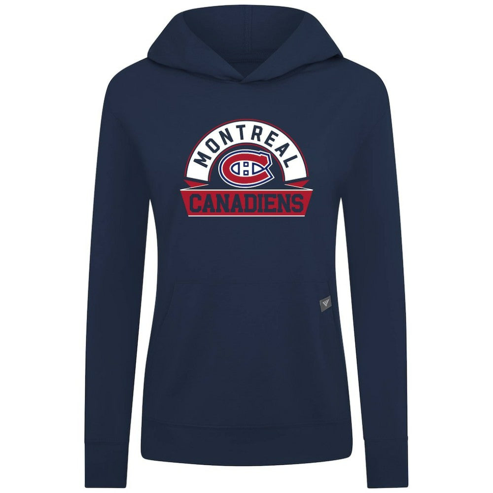 Montreal Canadiens Levelwear Women's Relay Banner Arch Pullover Hoodie Online