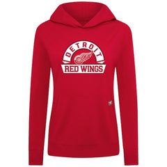 Detroit Red Wings Levelwear Women's Relay Banner Arch Pullover Hoodie On Sale