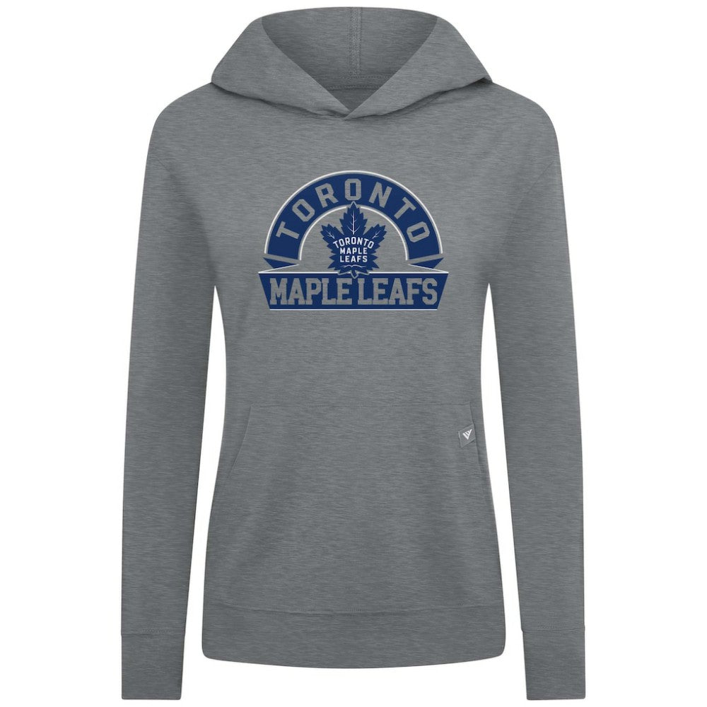 Toronto Maple Leafs Levelwear Women's Relay Banner Arch Pullover Hoodie Outlet