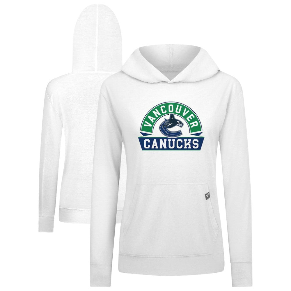 Vancouver Canucks Levelwear Women's Relay Banner Arch Pullover Hoodie Online