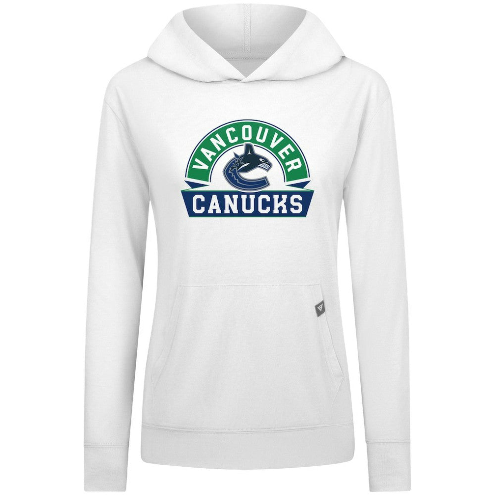 Vancouver Canucks Levelwear Women's Relay Banner Arch Pullover Hoodie Online