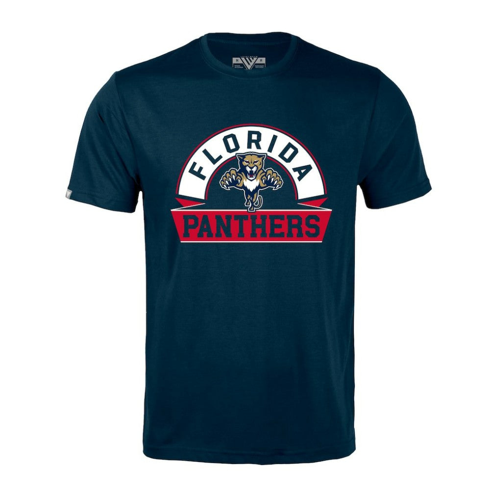 Florida Panthers Levelwear Richmond Banner Arch T-Shirt On Sale