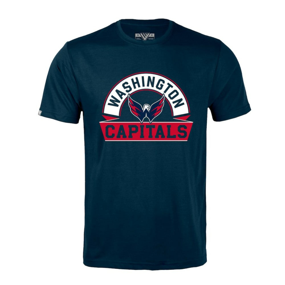 Washington Capitals Levelwear Richmond Banner Arch T-Shirt On Sale