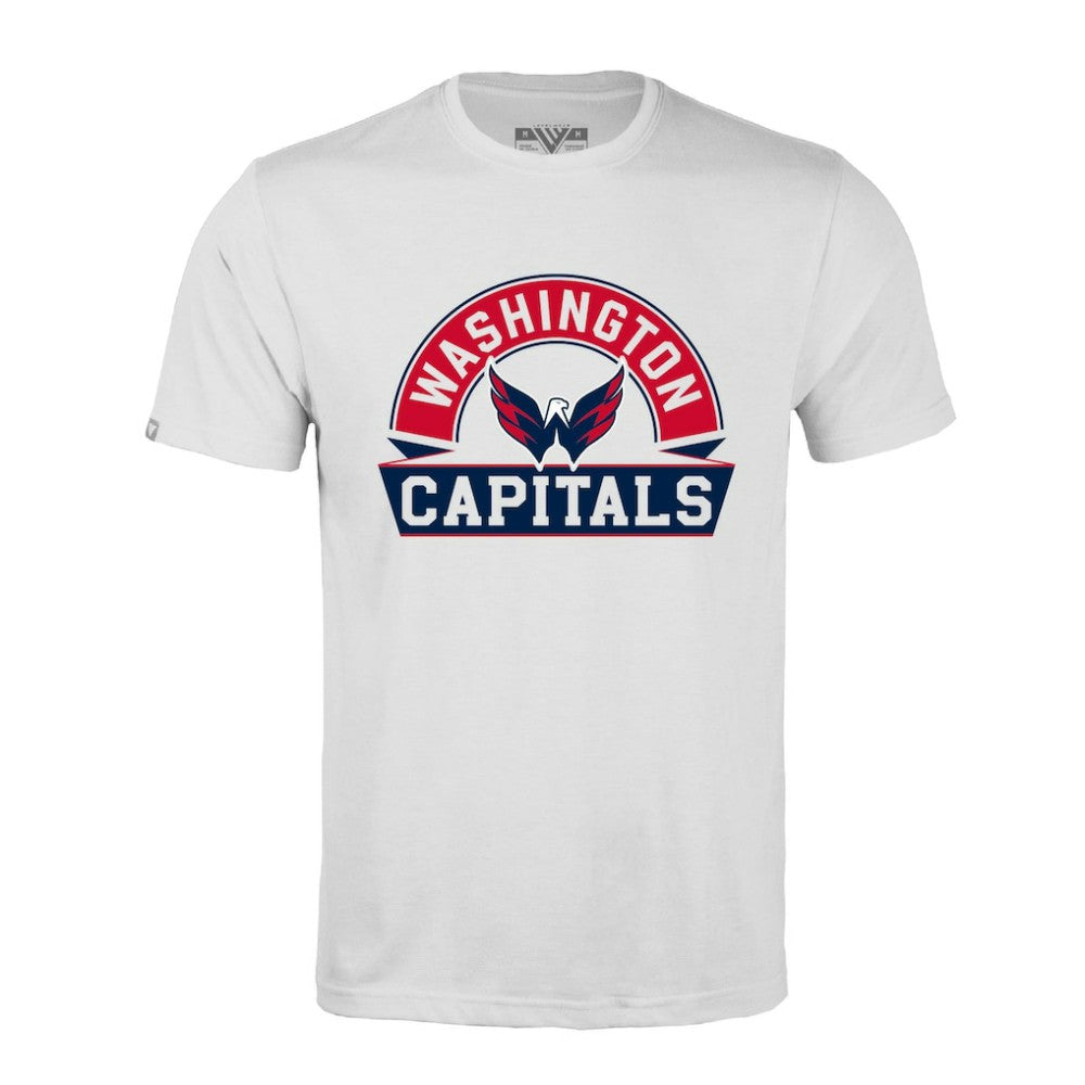Washington Capitals Levelwear Richmond Banner Arch T-Shirt For Sale