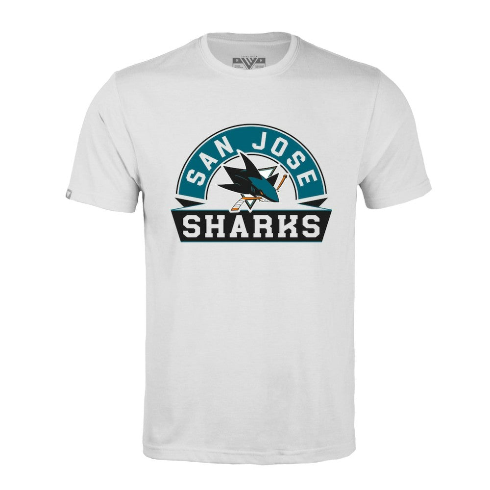 San Jose Sharks Levelwear Richmond Banner Arch T-Shirt Online