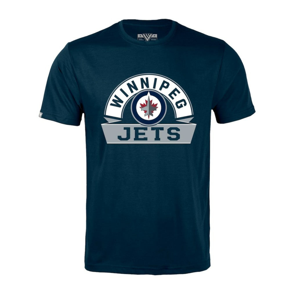 Winnipeg Jets Levelwear Richmond Banner Arch T-Shirt For Sale