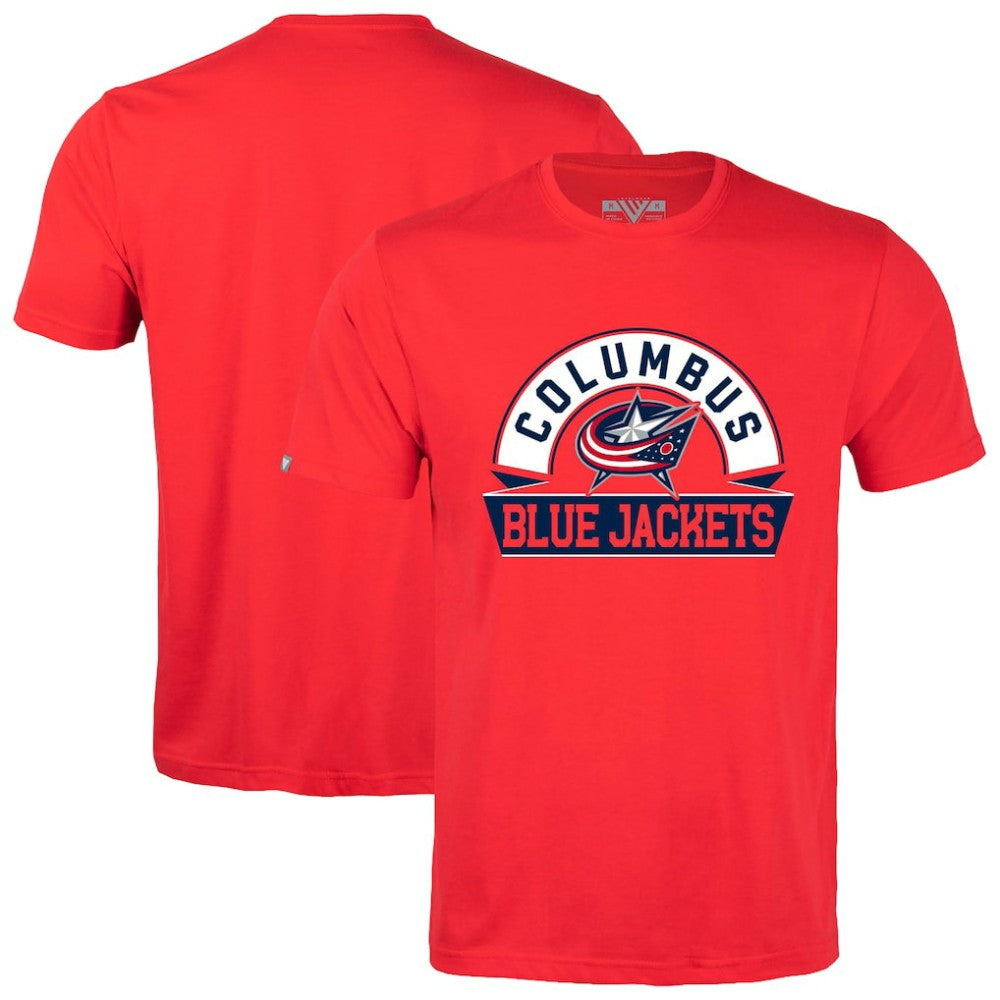 Columbus Blue Jackets Levelwear Richmond Banner Arch T-Shirt Sale