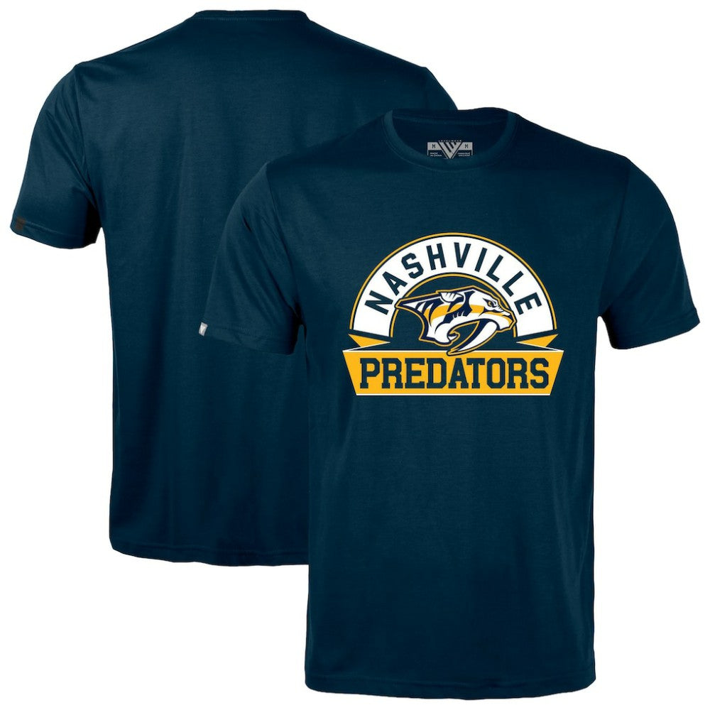 Nashville Predators Levelwear Richmond Banner Arch T-Shirt On Sale