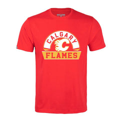 Calgary Flames Levelwear Richmond Banner Arch T-Shirt Outlet