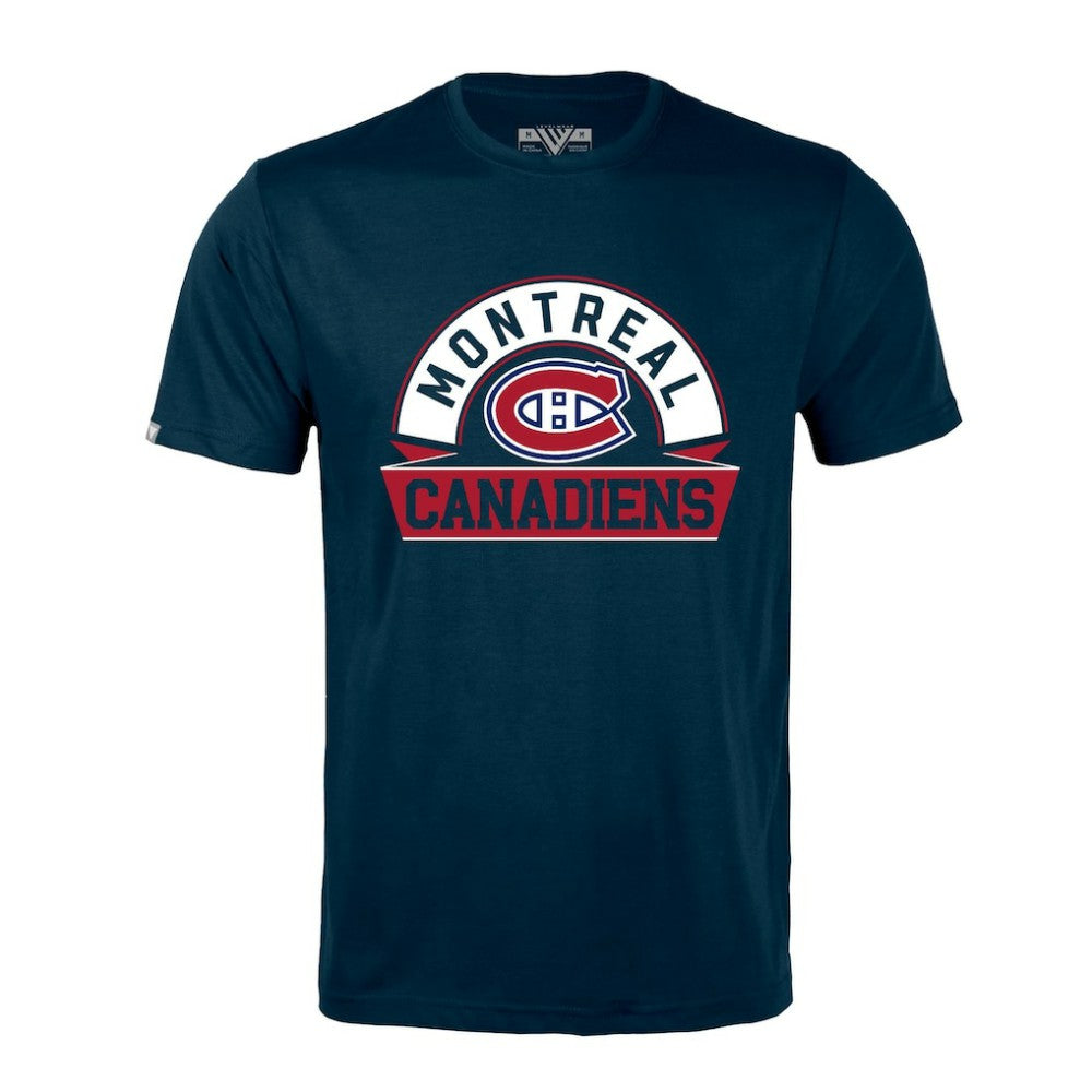 Montreal Canadiens Levelwear Richmond Banner Arch T-Shirt On Sale