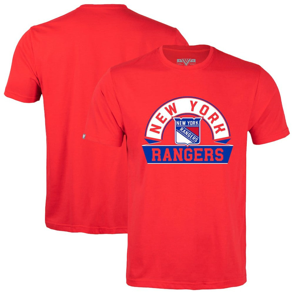 New York Rangers Levelwear Richmond Banner Arch T-Shirt Discount