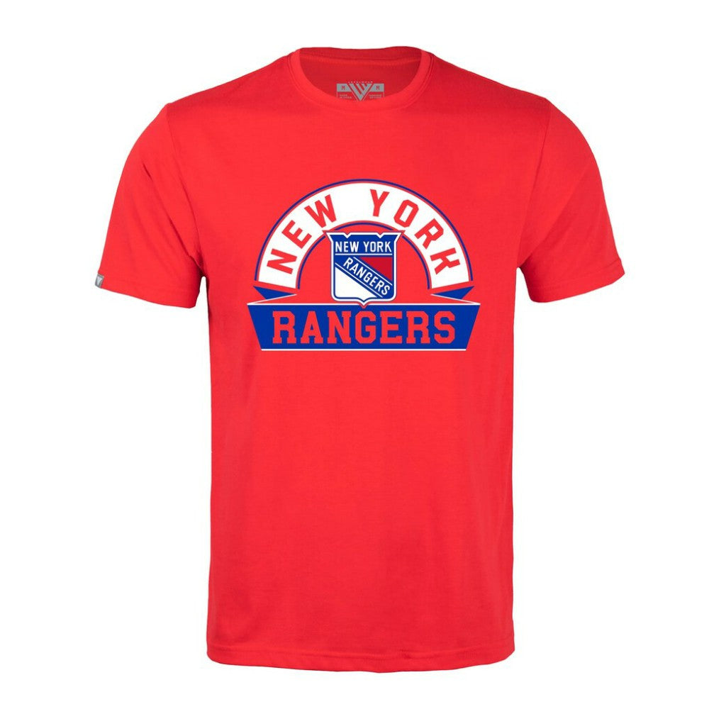 New York Rangers Levelwear Richmond Banner Arch T-Shirt Discount
