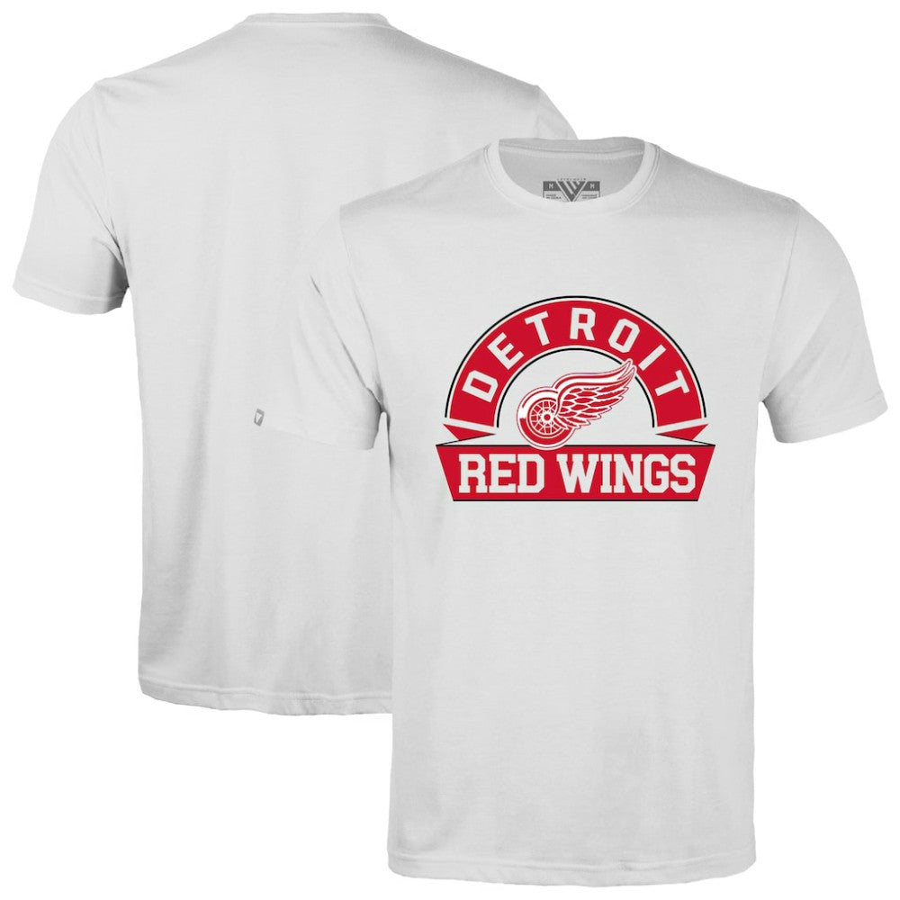 Detroit Red Wings Levelwear Richmond Banner Arch T-Shirt For Sale