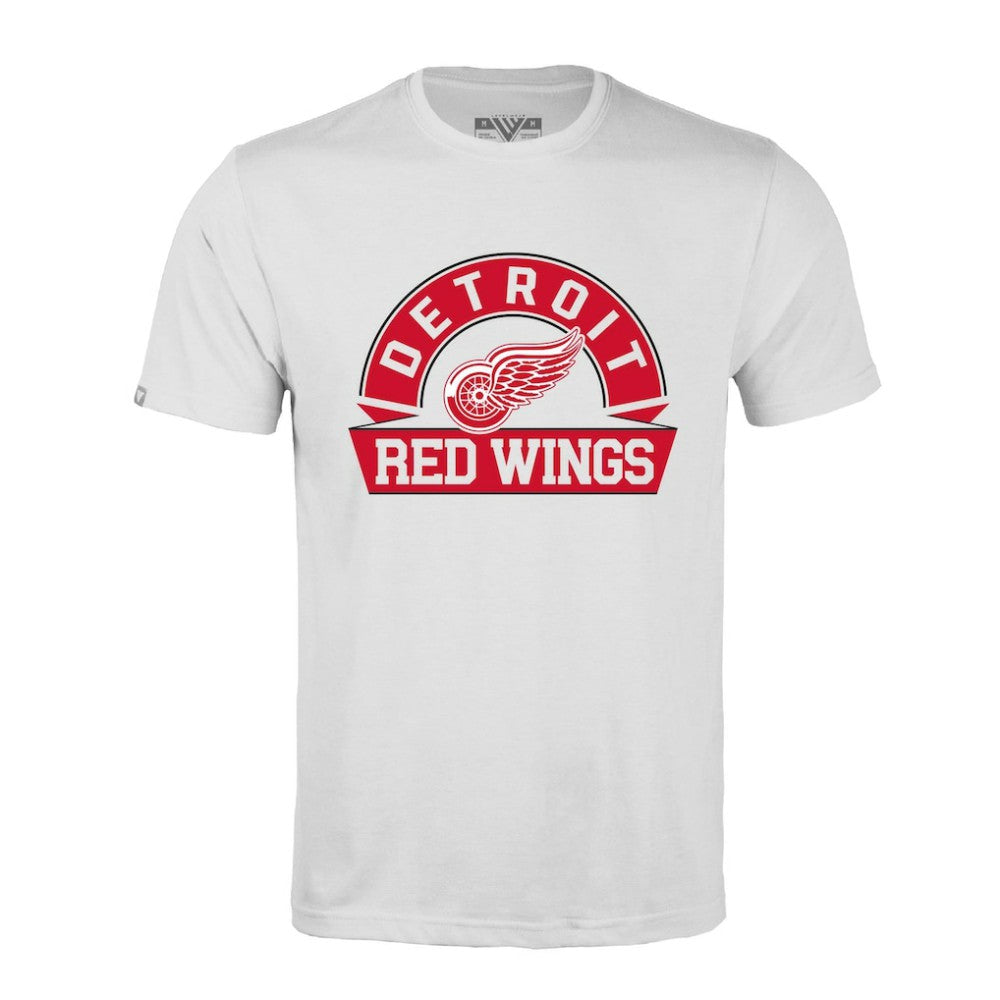 Detroit Red Wings Levelwear Richmond Banner Arch T-Shirt For Sale