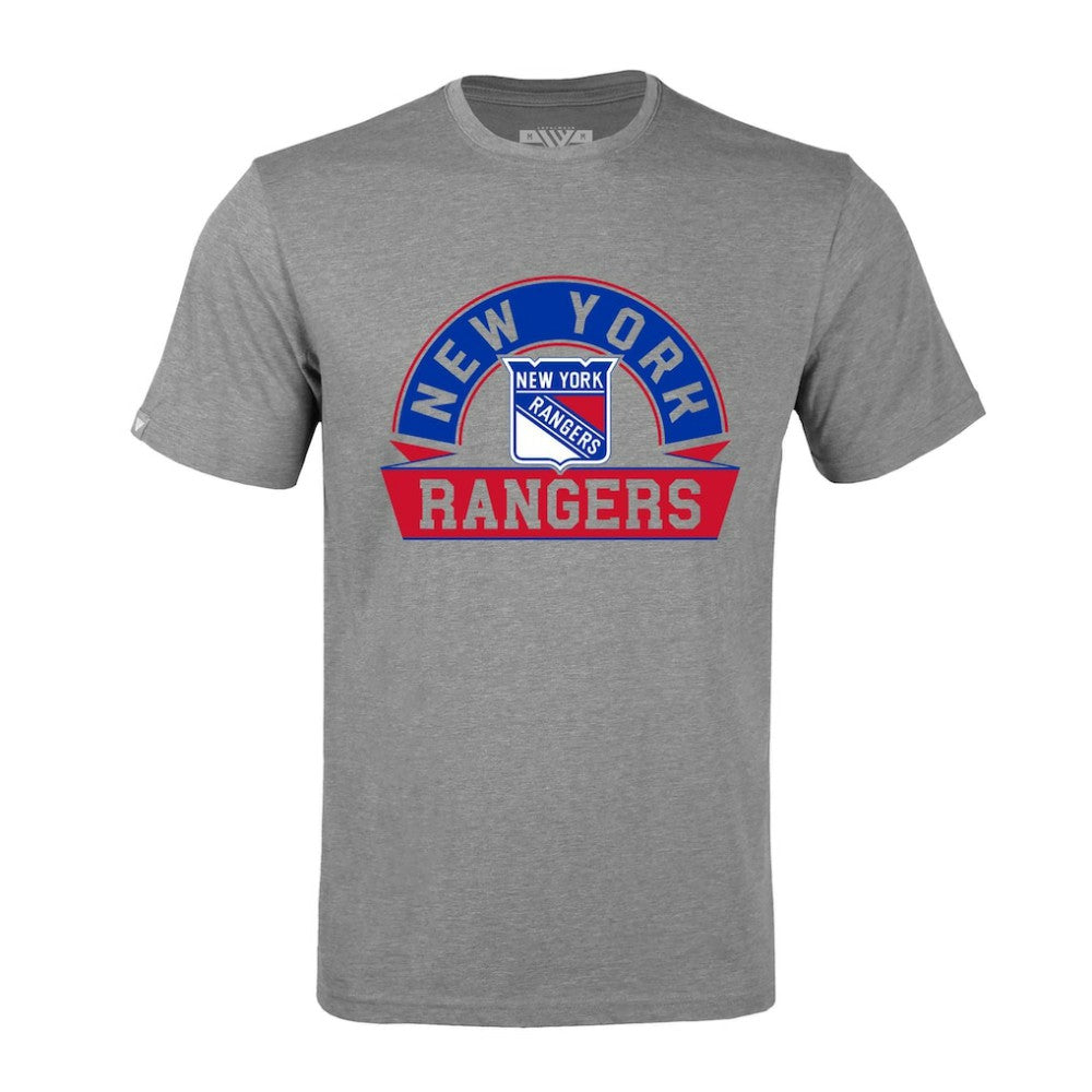New York Rangers Levelwear Richmond Banner Arch T-Shirt Outlet