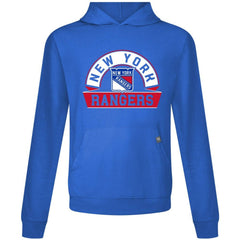 New York Rangers Levelwear Relay Banner Arch Pullover Hoodie On Sale