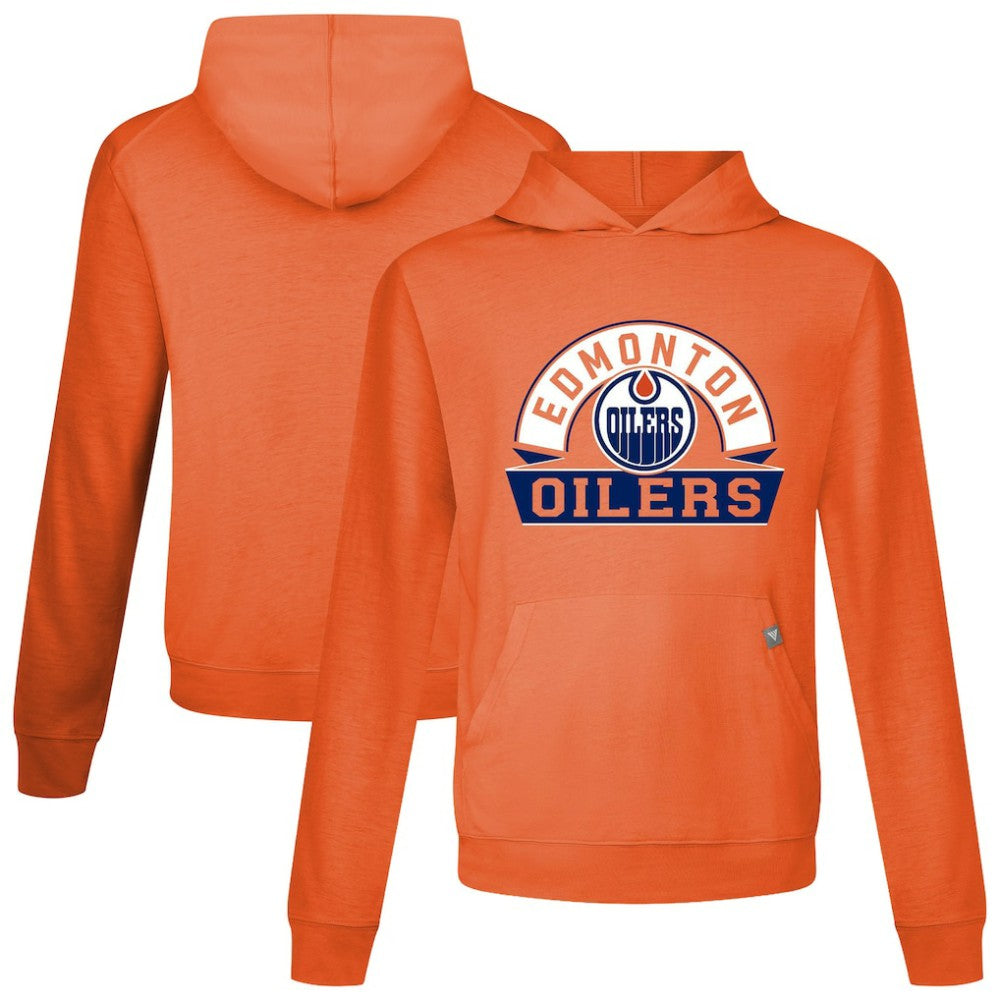 Edmonton Oilers Levelwear Relay Banner Arch Pullover Hoodie Online
