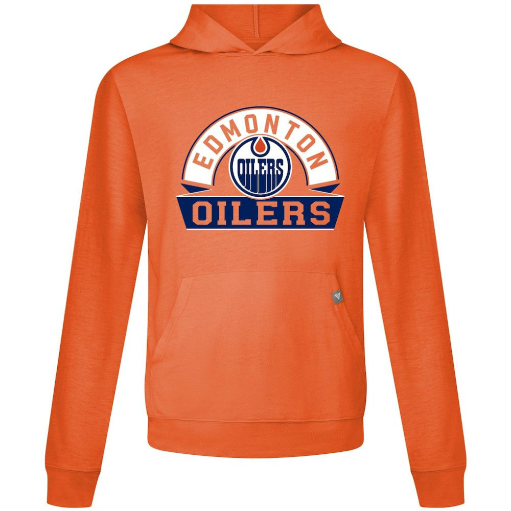Edmonton Oilers Levelwear Relay Banner Arch Pullover Hoodie Online