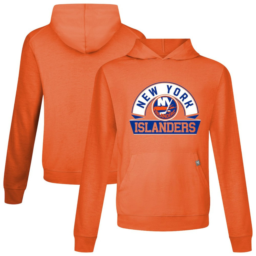 New York Islanders Levelwear Relay Banner Arch Pullover Hoodie For Sale