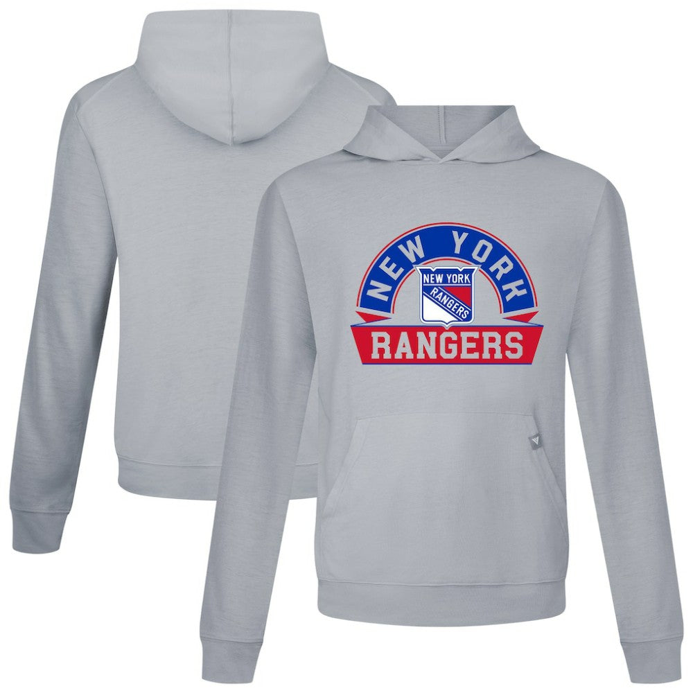 New York Rangers Levelwear Relay Banner Arch Pullover Hoodie Discount