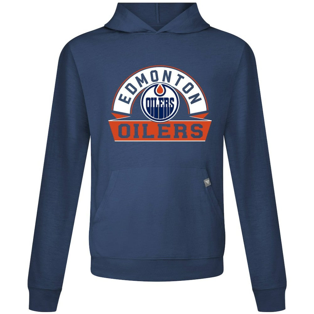 Edmonton Oilers Levelwear Relay Banner Arch Pullover Hoodie Online