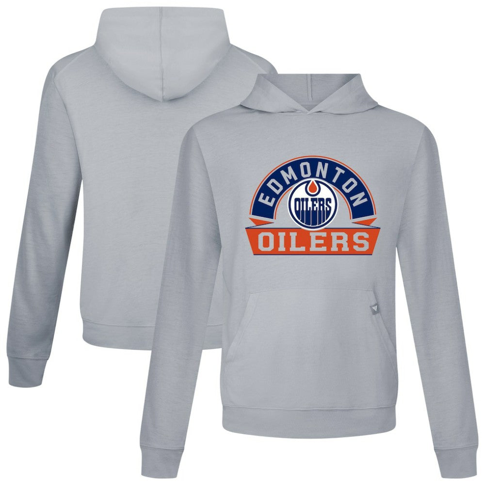Edmonton Oilers Levelwear Relay Banner Arch Pullover Hoodie For Sale