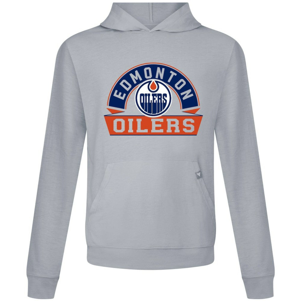 Edmonton Oilers Levelwear Relay Banner Arch Pullover Hoodie For Sale