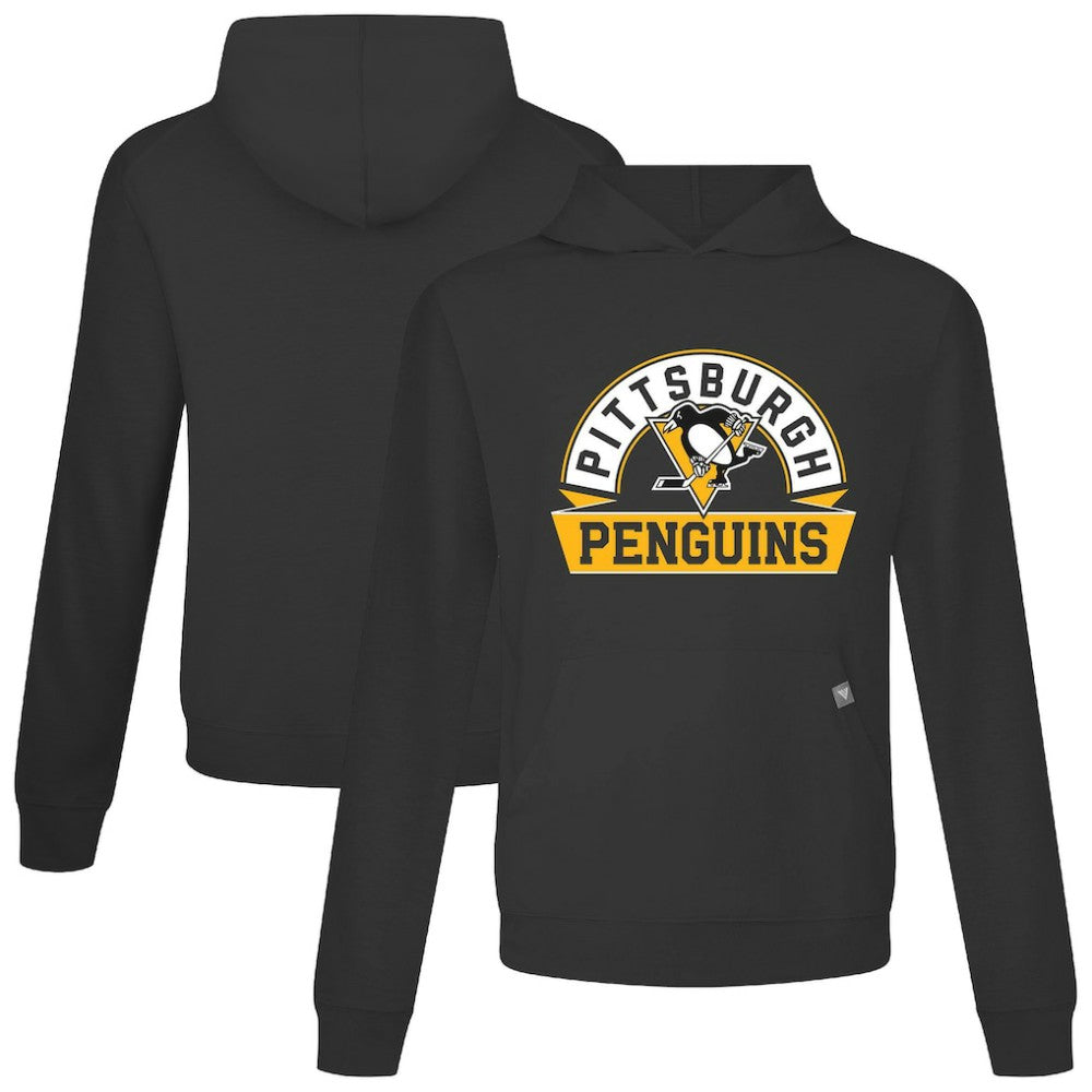 Pittsburgh Penguins Levelwear Relay Banner Arch Pullover Hoodie For Sale