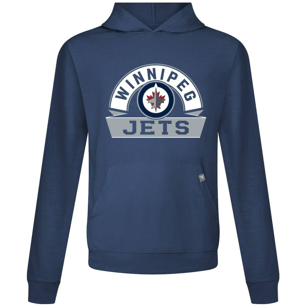 Winnipeg Jets Levelwear Relay Banner Arch Pullover Hoodie Online