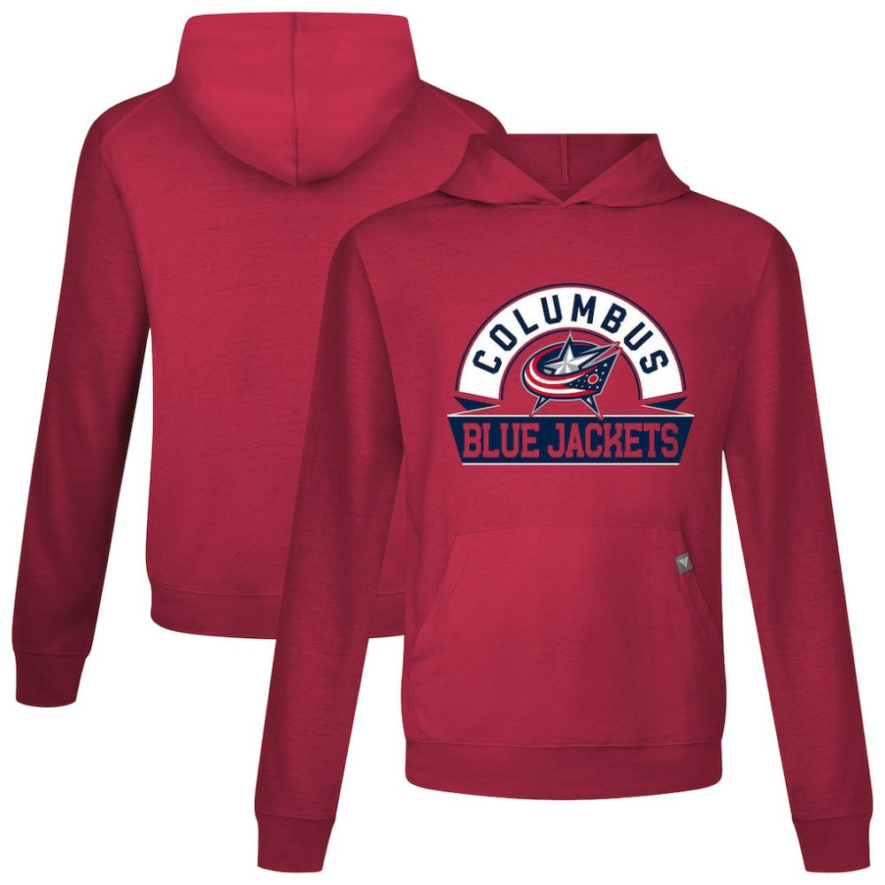 Columbus Blue Jackets Levelwear Relay Banner Arch Pullover Hoodie Sale