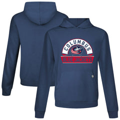 Columbus Blue Jackets Levelwear Relay Banner Arch Pullover Hoodie Outlet