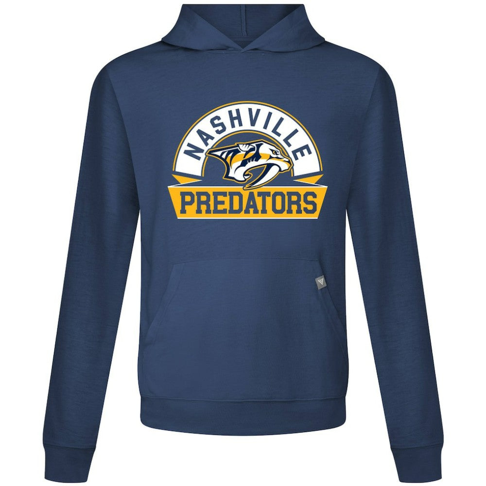 Nashville Predators Levelwear Relay Banner Arch Pullover Hoodie Outlet