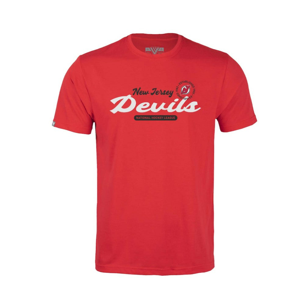 New Jersey Devils Levelwear Youth Little Richmond Monument T-Shirt Sale